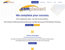 Tablet Screenshot of complement.at